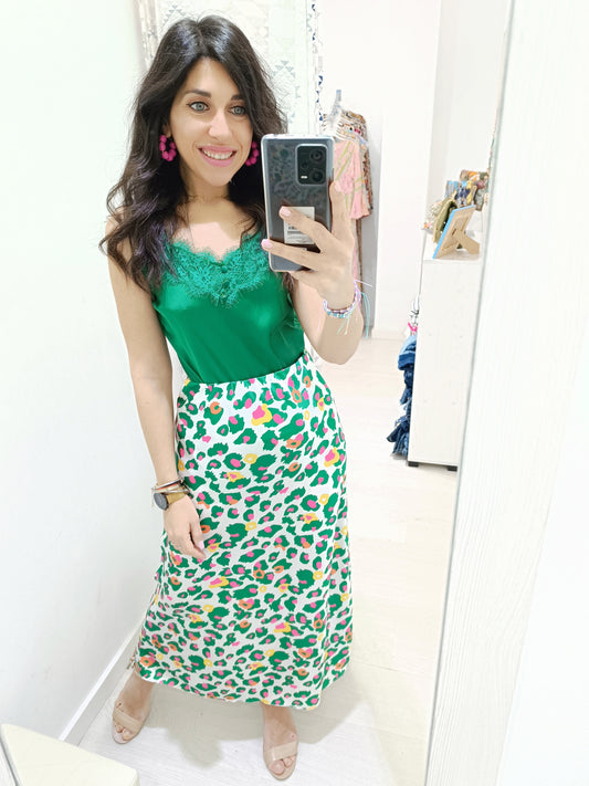 Falda satinada Nairobi