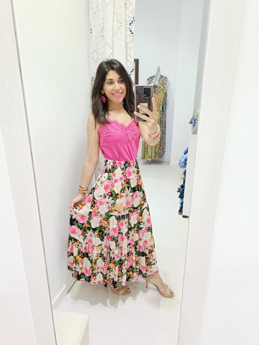 Falda Gabriela negra