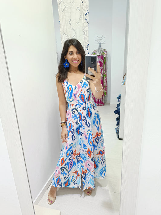 Vestido Maya azul
