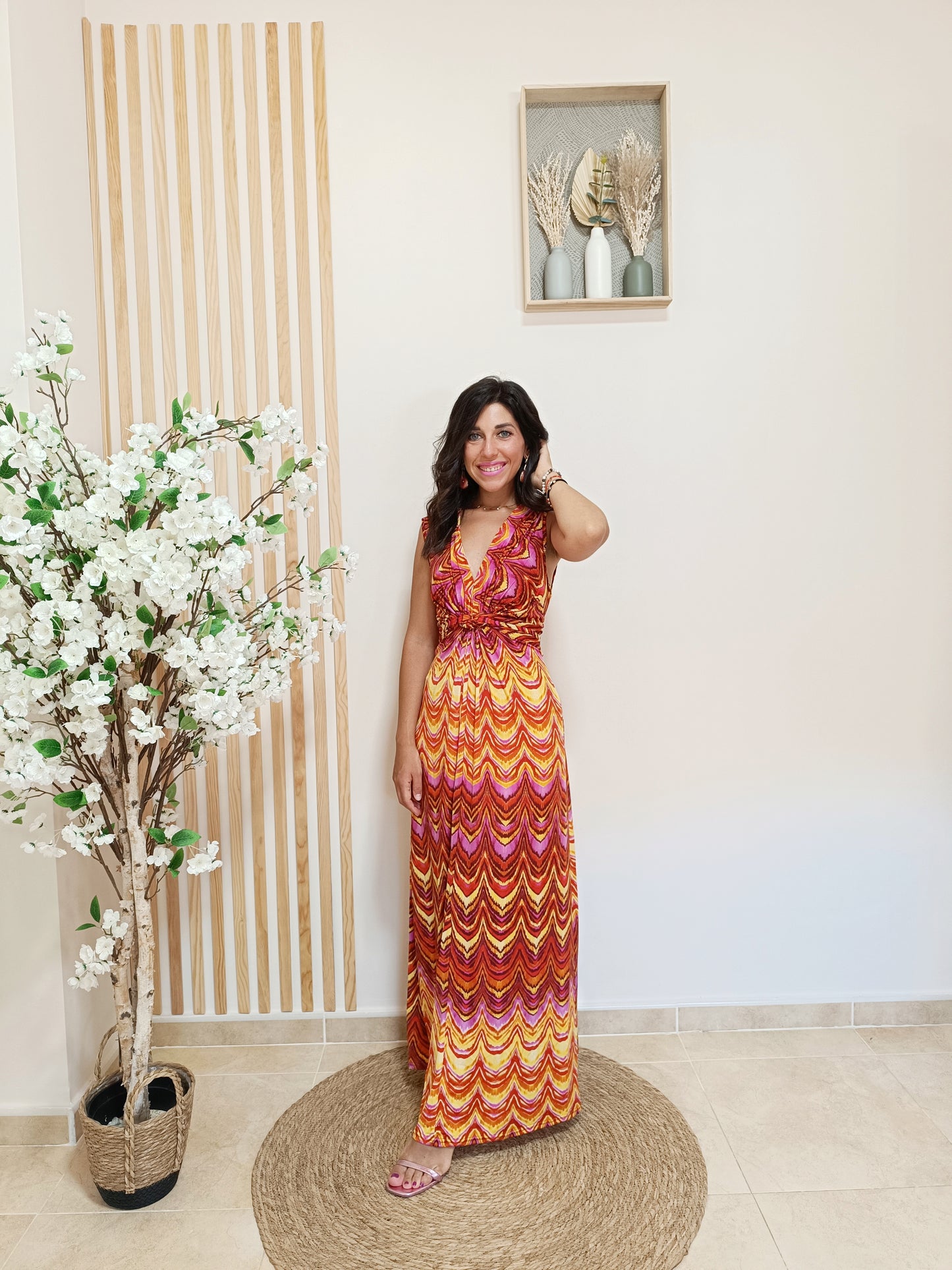 Vestido Ariadna naranja