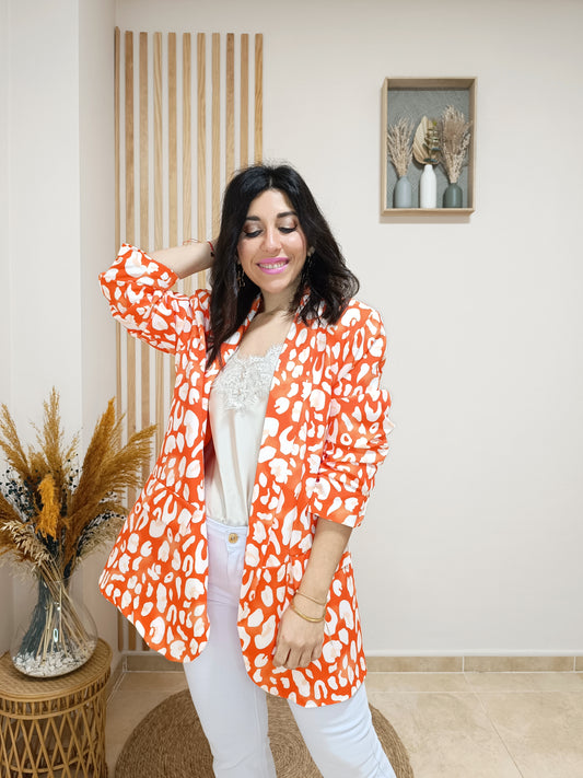 Blazer Leonor naranja