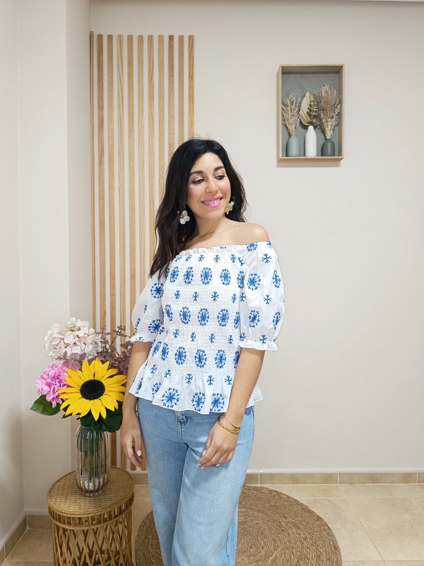 Blusa Nápoles blanca