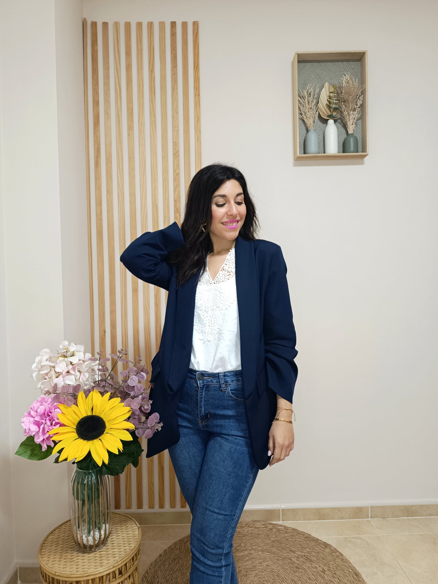 Blazer Smoking azul marino