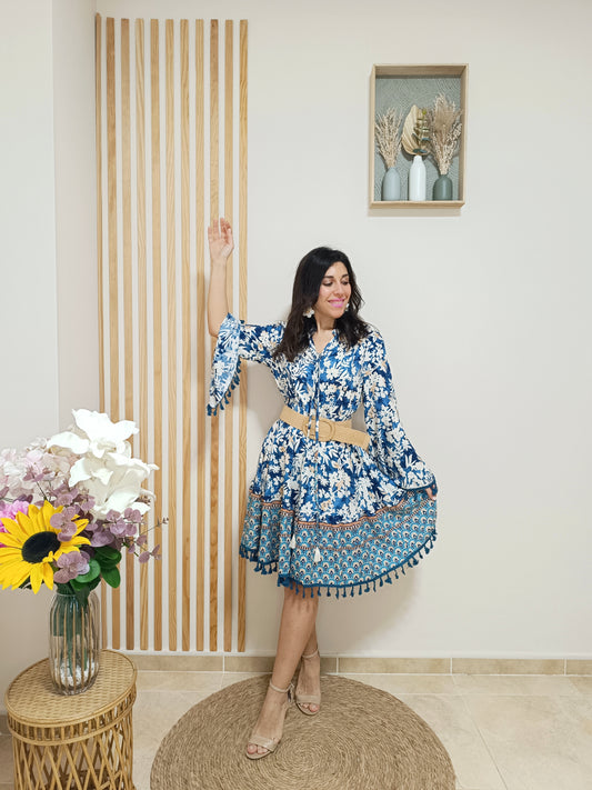 Vestido Carmina azul