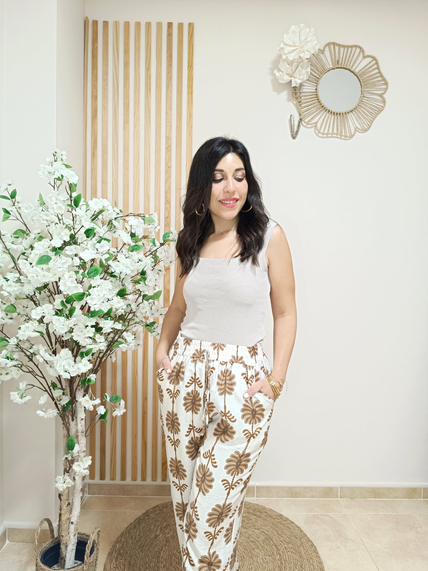 Pantalón Tanis camel