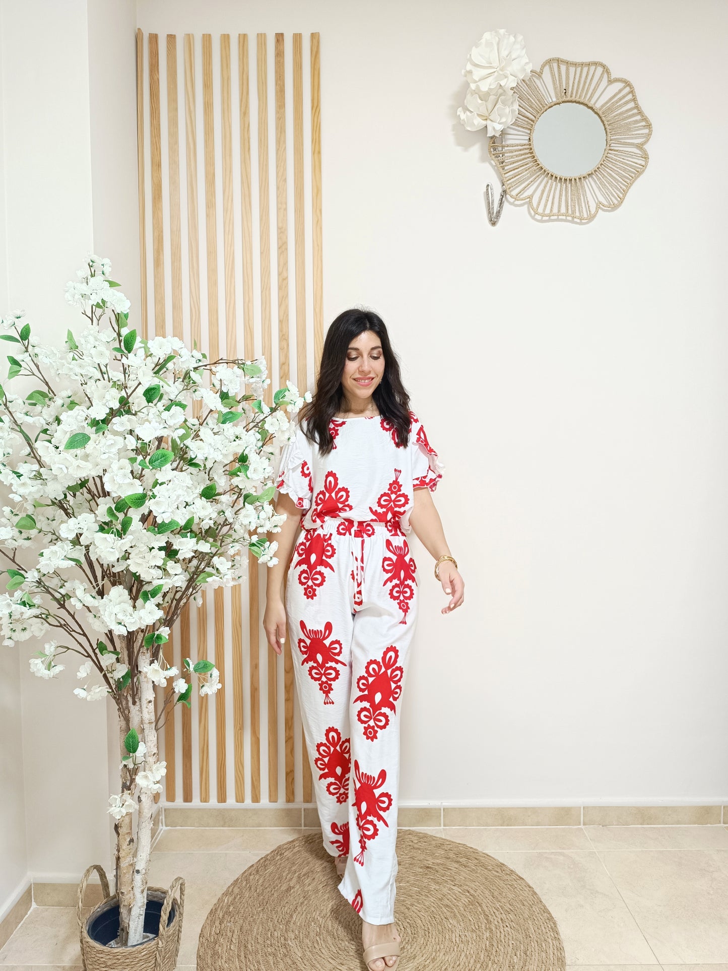 Pantalón Lisboa rojo