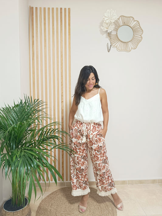Pantalón Rosalía beige