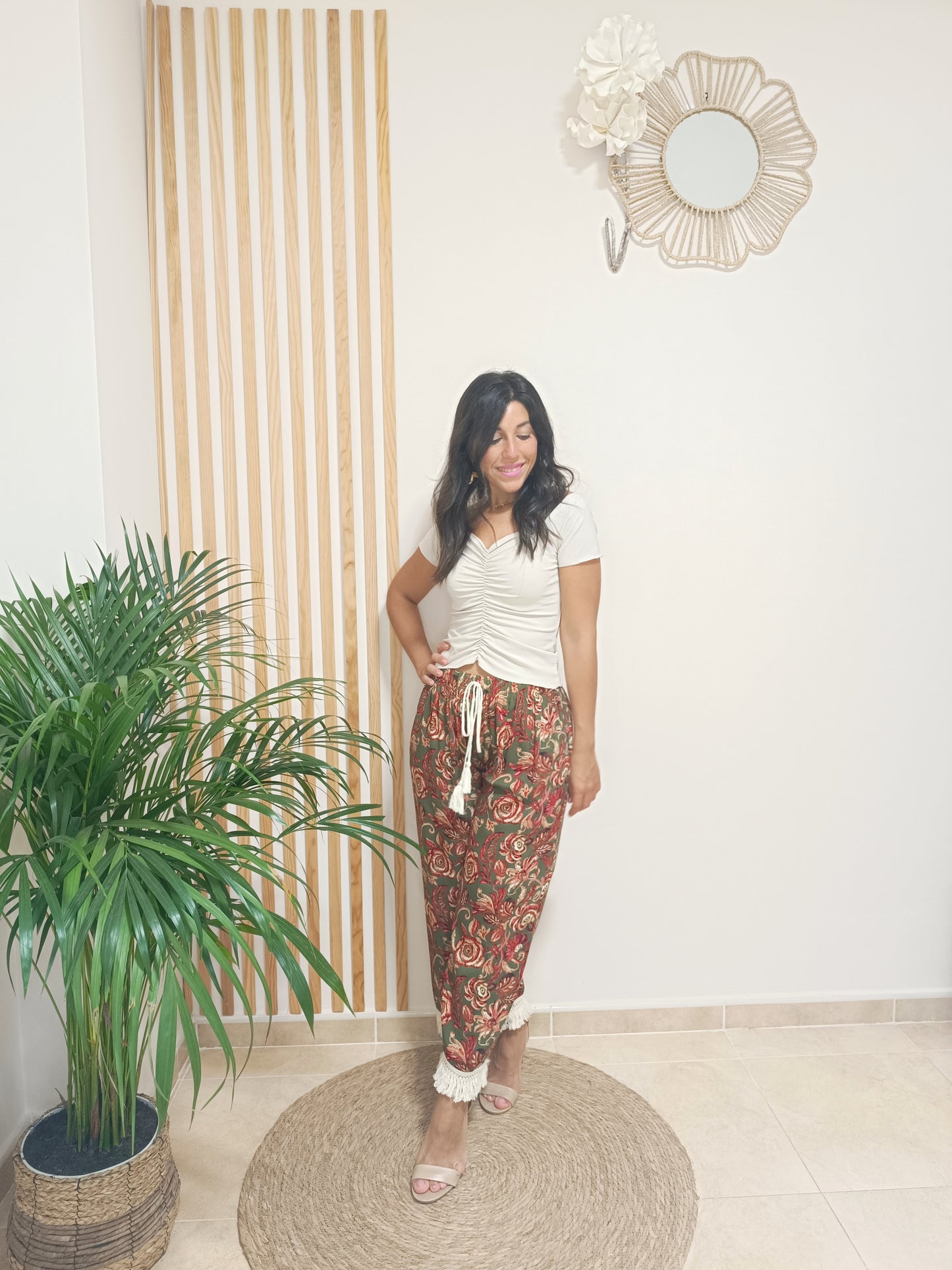Pantalón Rosalía verde