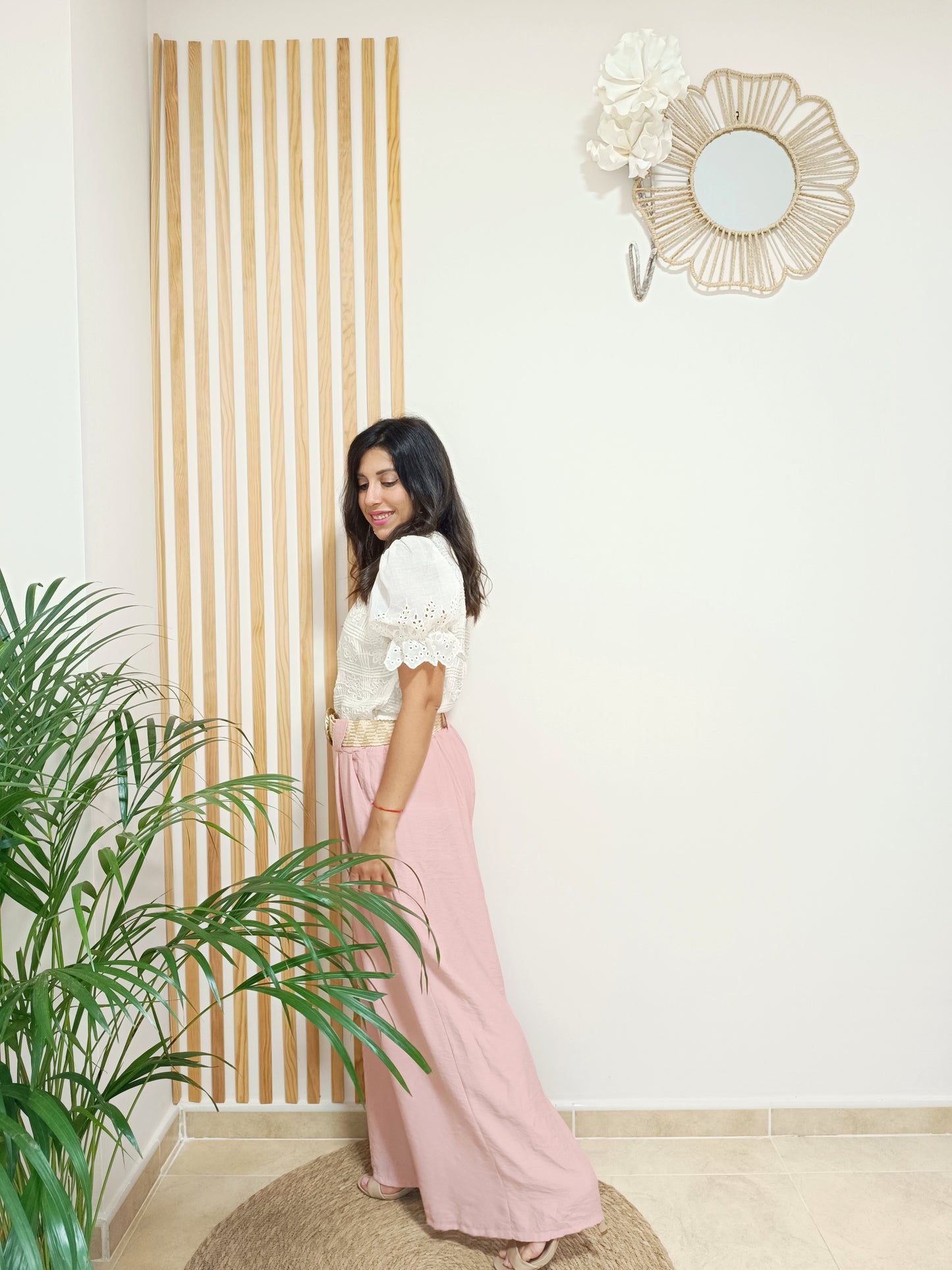Pantalón Abba rosa