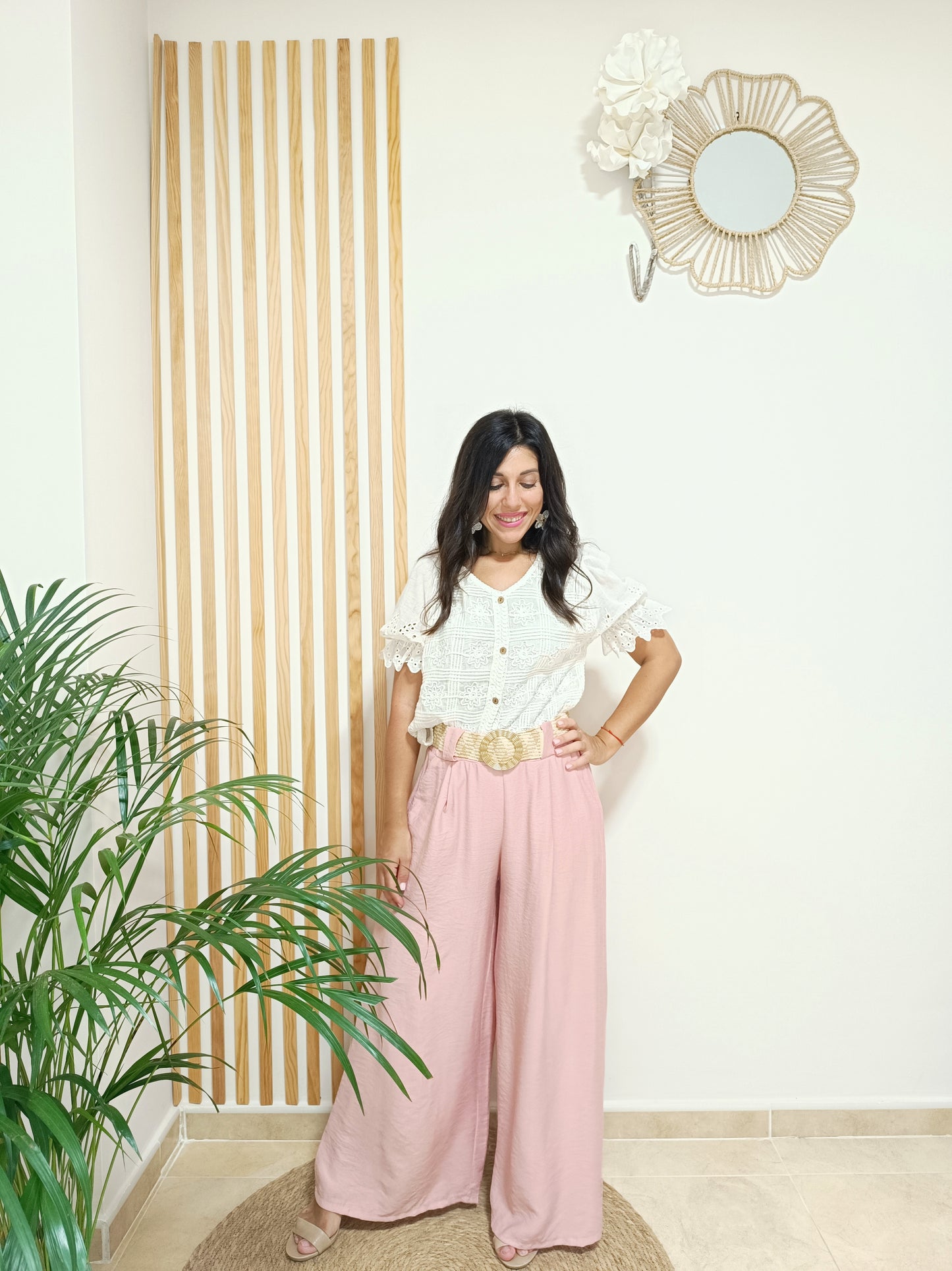 Pantalón Abba rosa