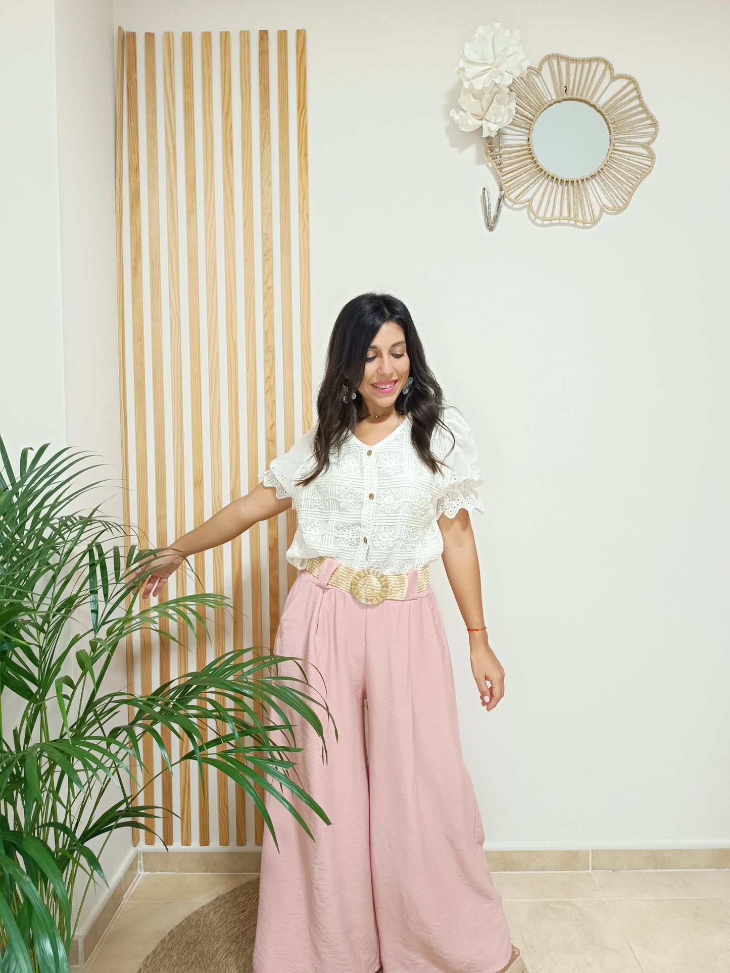 Pantalón Abba rosa