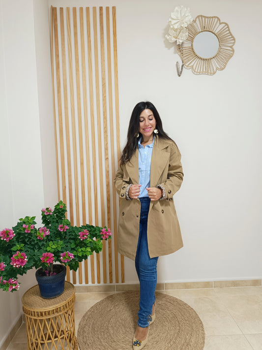 Chaqueta trench Belisa