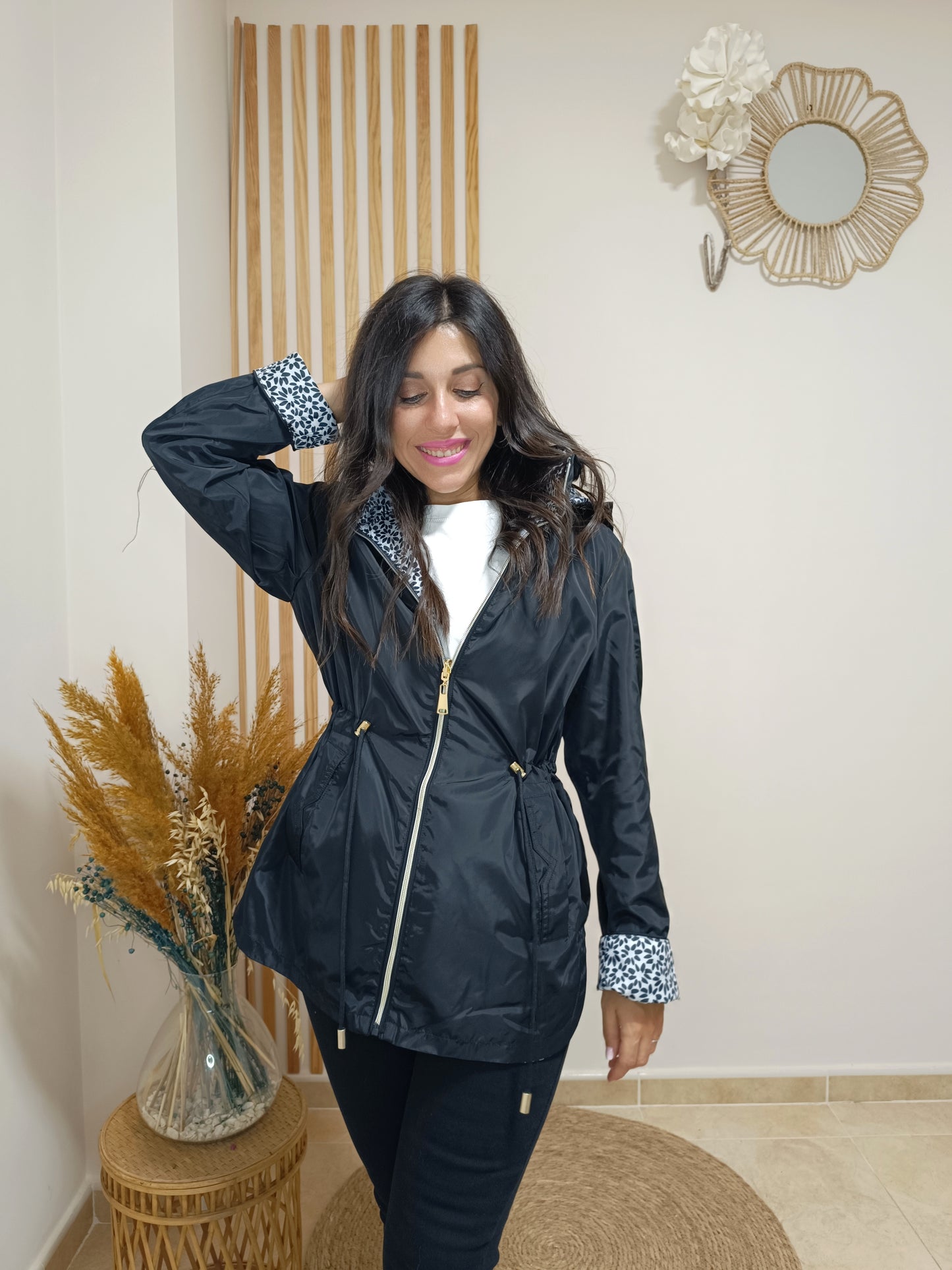 Chaqueta reversible Black