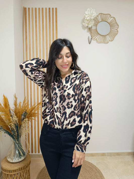 Camisa Leo chocolate