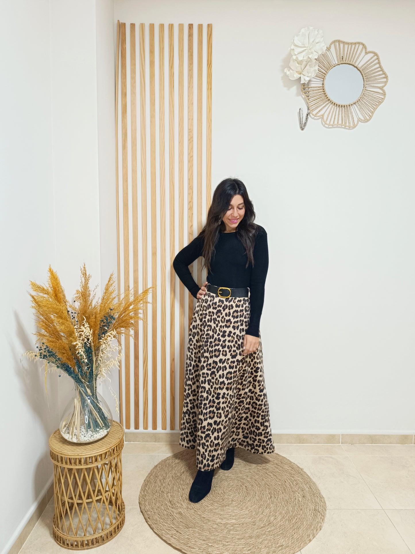 Falda Eleonor antelina