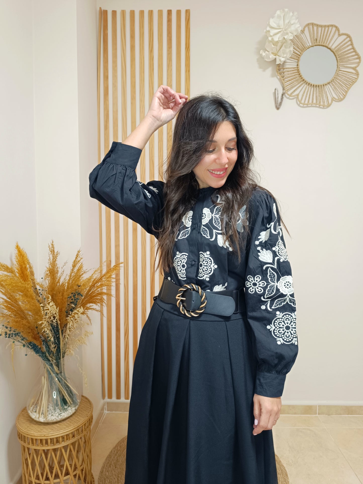 Camisa Eloísa negro