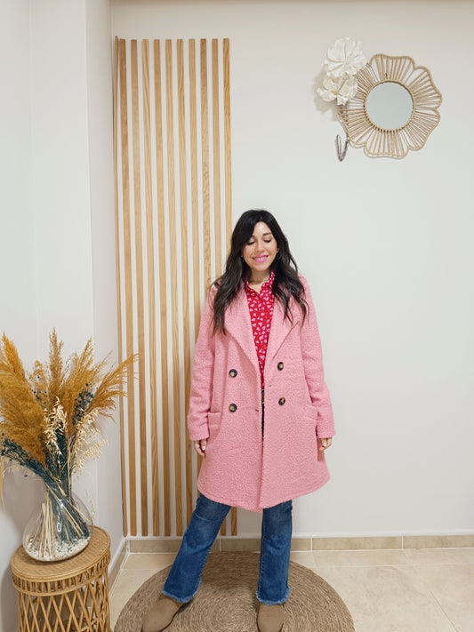 Abrigo Nube rosa