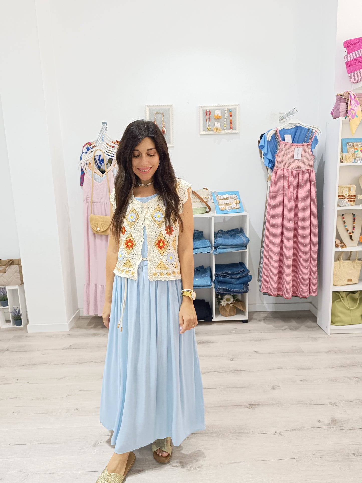 Chaleco crochet Marisol