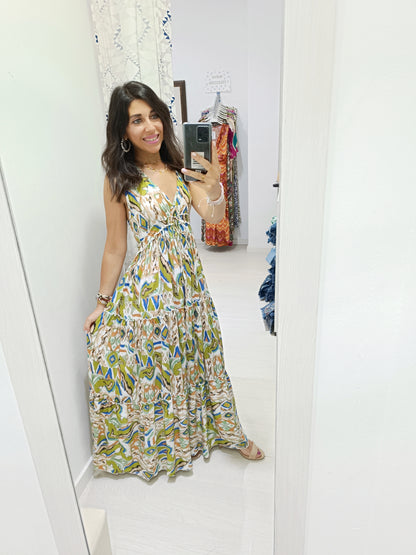 Vestido Briana verde