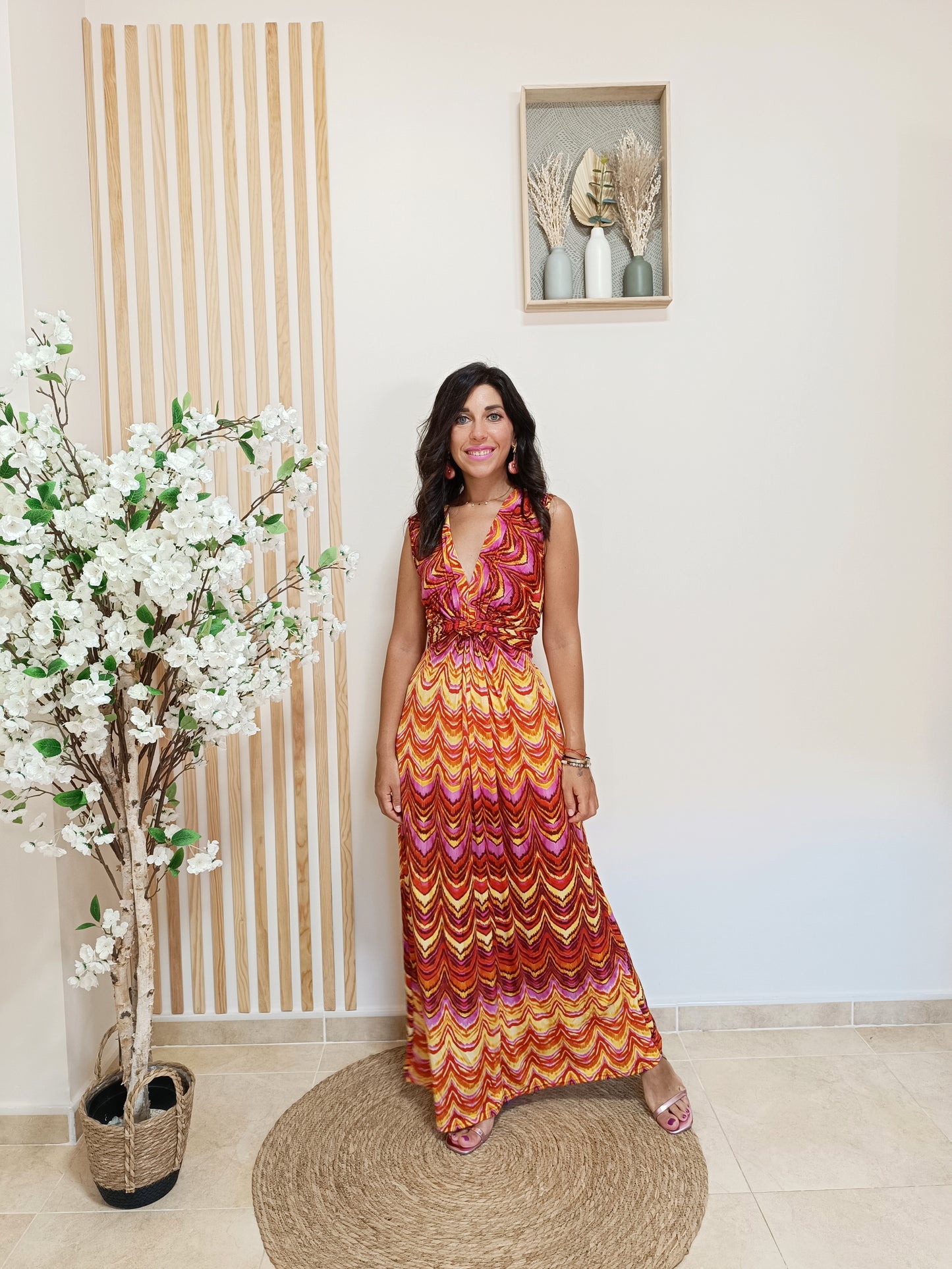 Vestido Ariadna naranja
