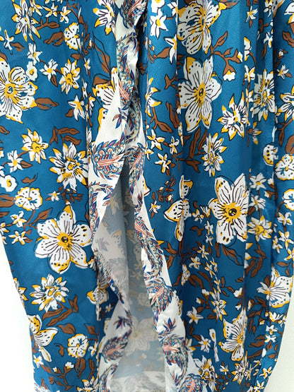 Vestido Melissa azul petróleo