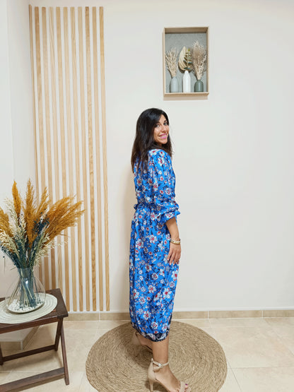 Vestido Melissa azul eléctrico