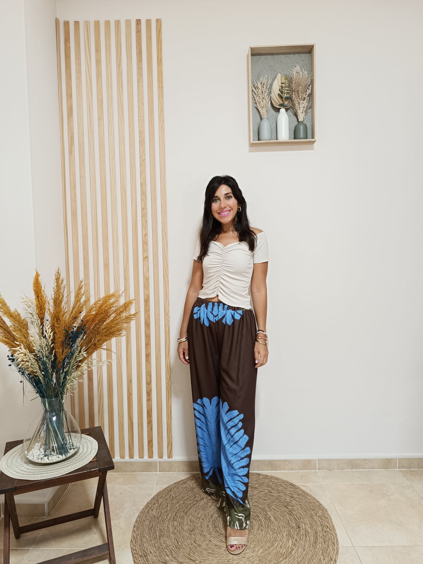 Pantalón Palmira marrón