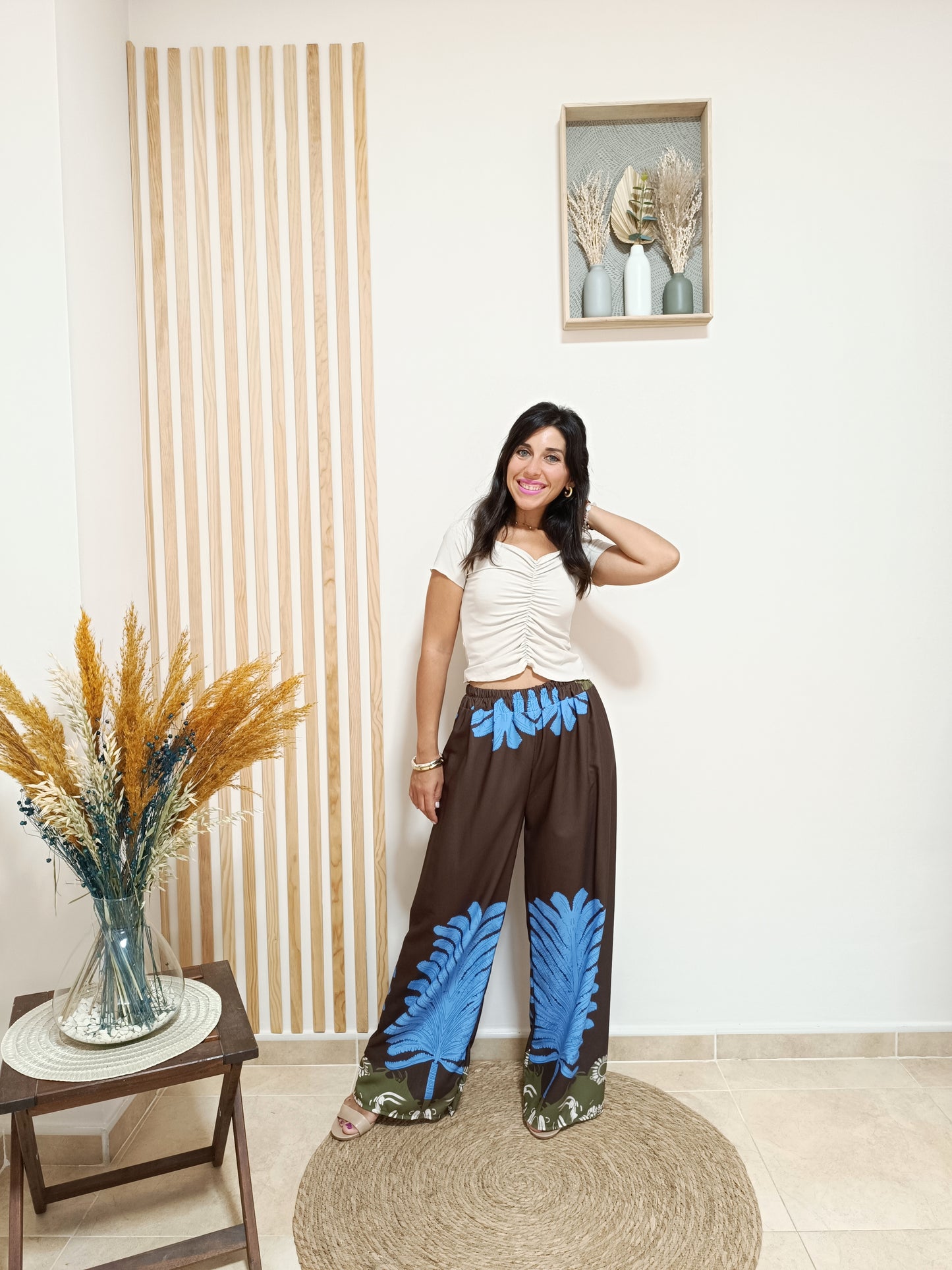 Pantalón Palmira marrón