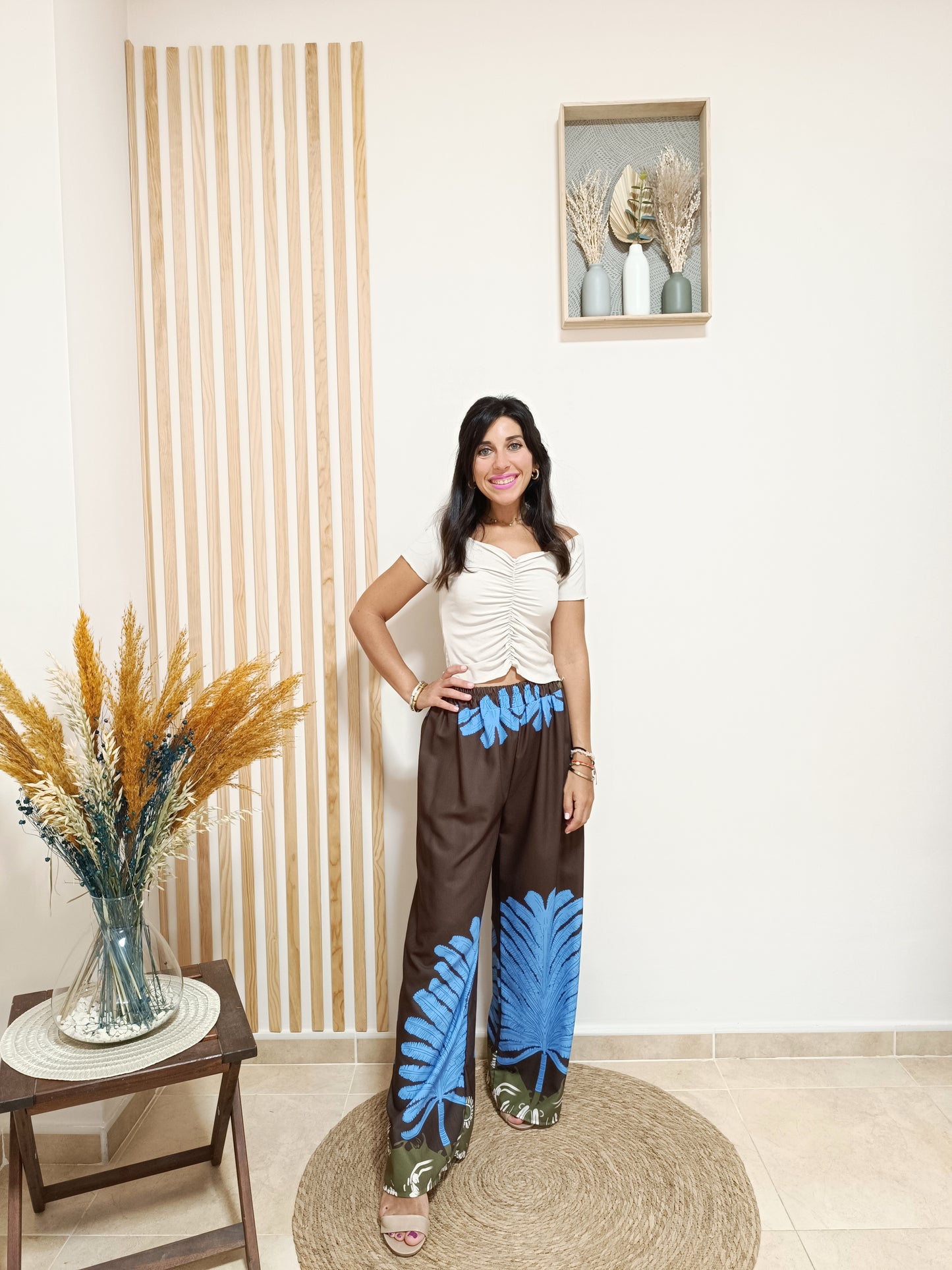 Pantalón Palmira marrón