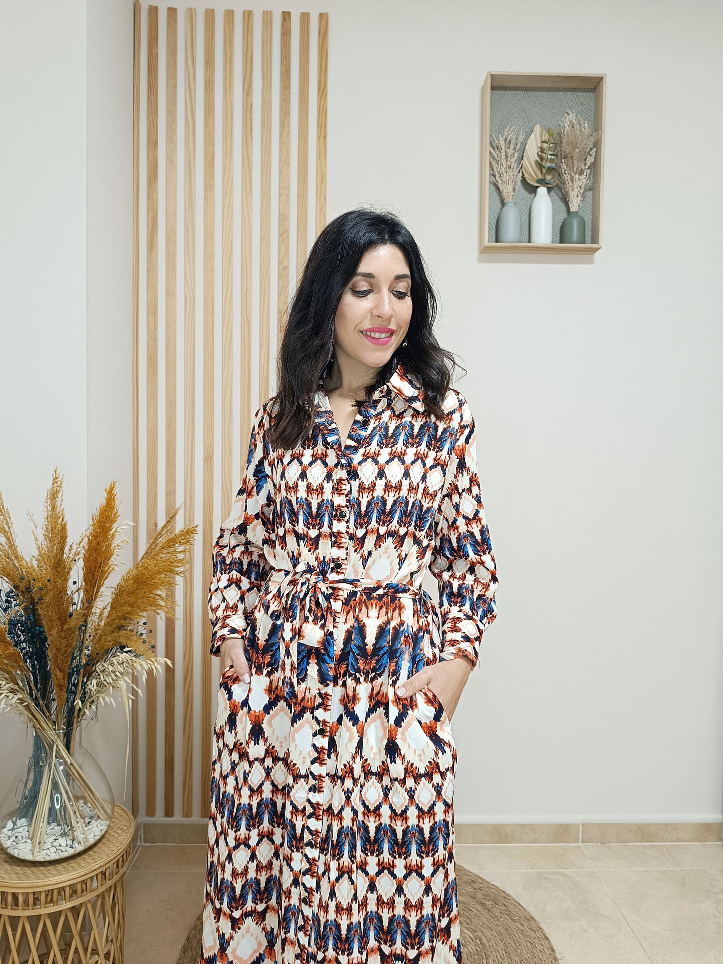 Vestido Veracruz azul