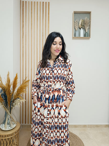 Vestido Veracruz azul