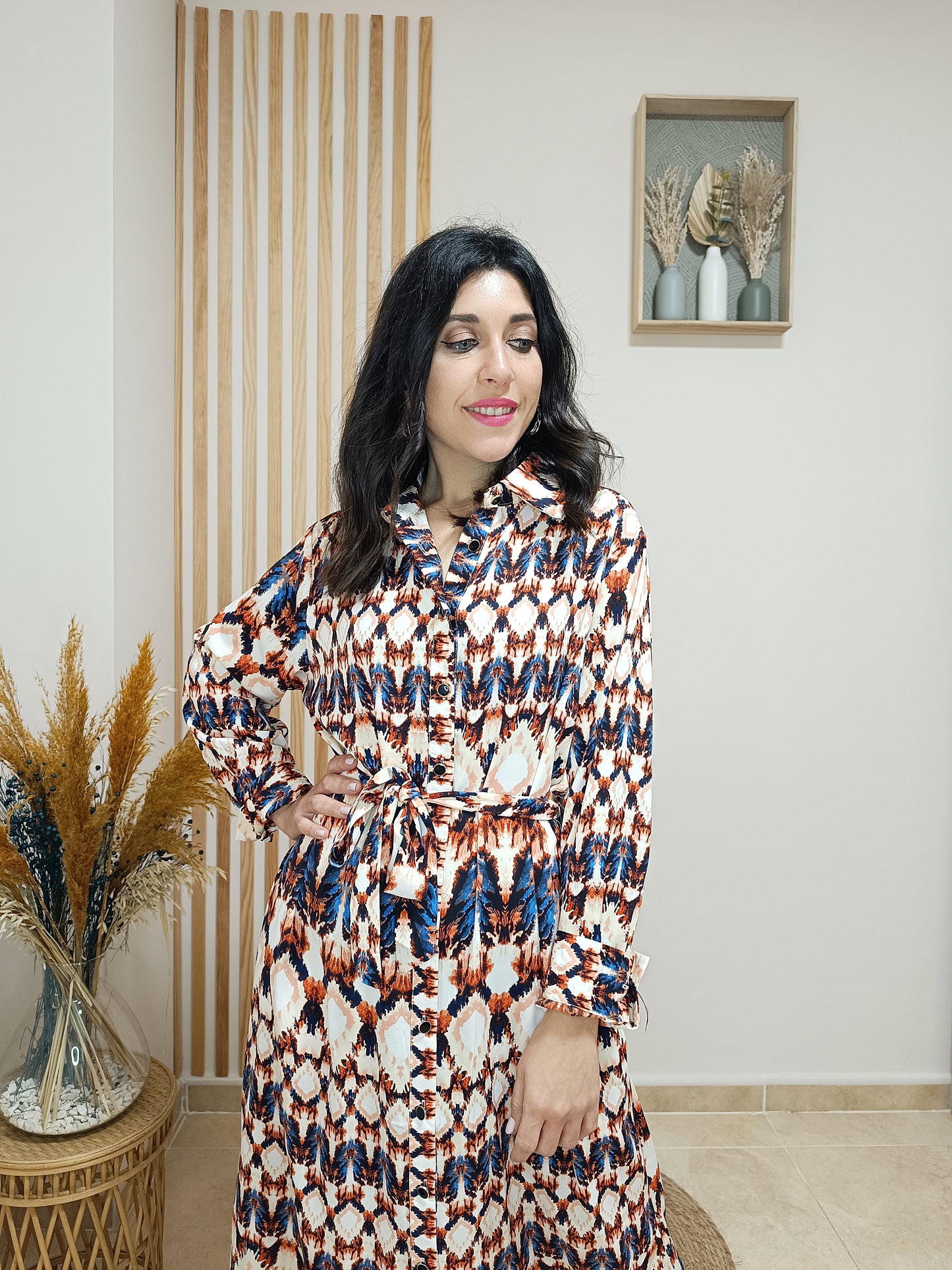 Vestido Veracruz azul