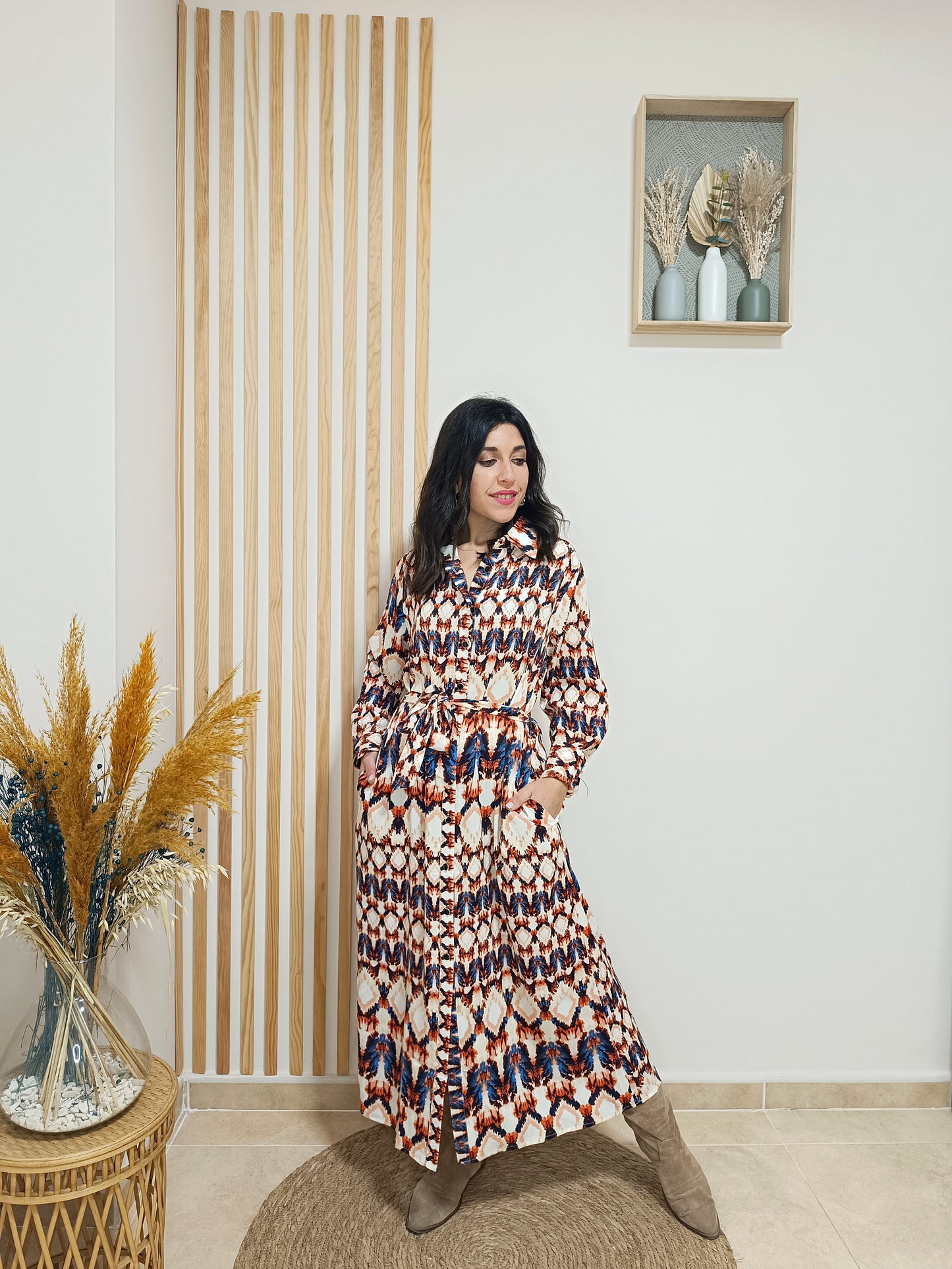 Vestido Veracruz azul