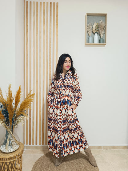 Vestido Veracruz azul