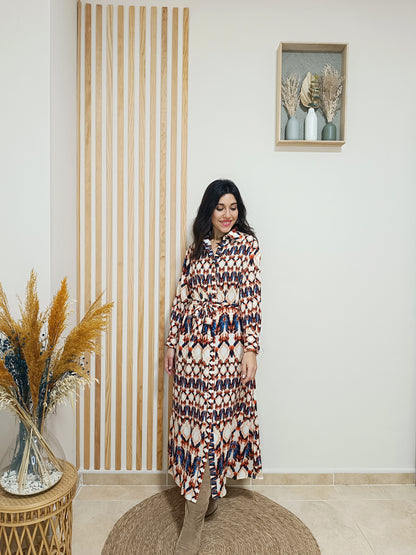 Vestido Veracruz azul