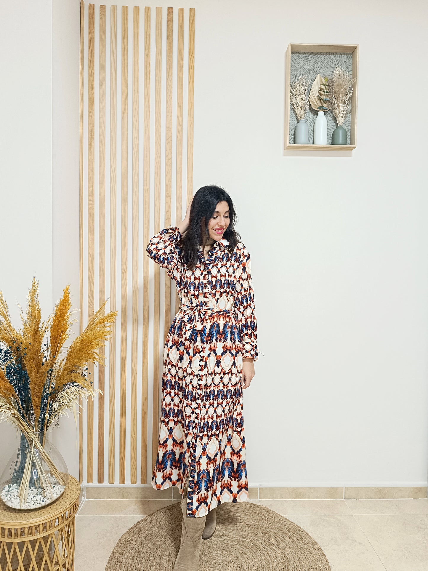 Vestido Veracruz azul