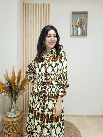 Vestido Veracruz kaki