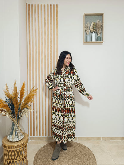 Vestido Veracruz kaki