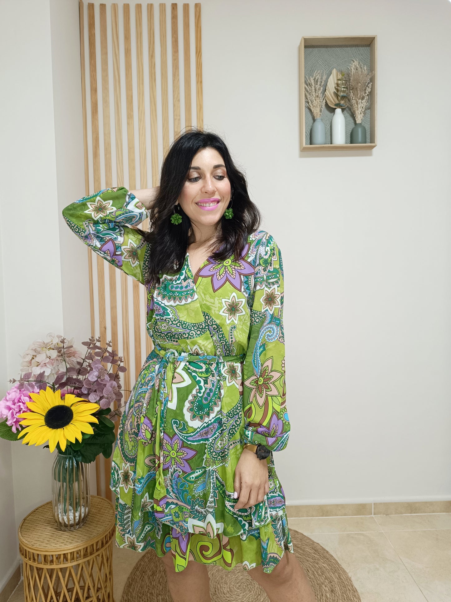 Vestido Brenda verde