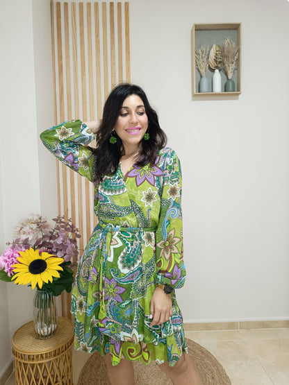 Vestido Brenda verde