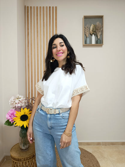 Camiseta Adara blanca