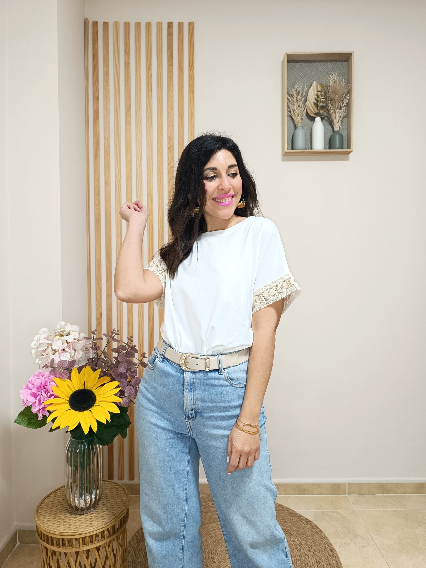 Camiseta Adara blanca