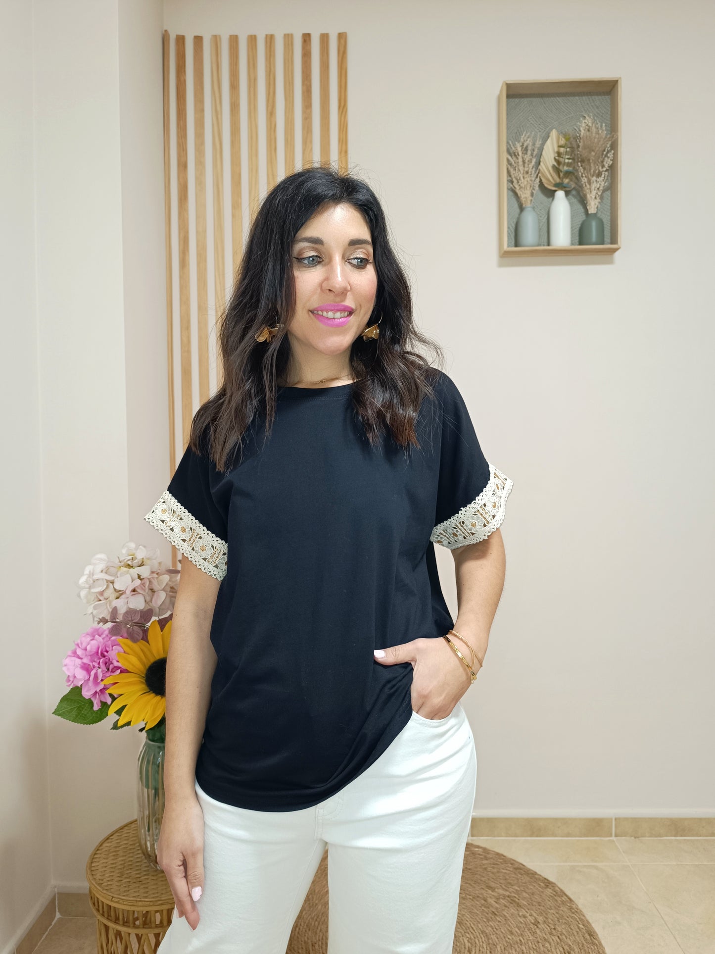 Camiseta Adara negra