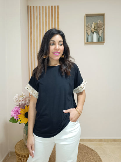 Camiseta Adara negra