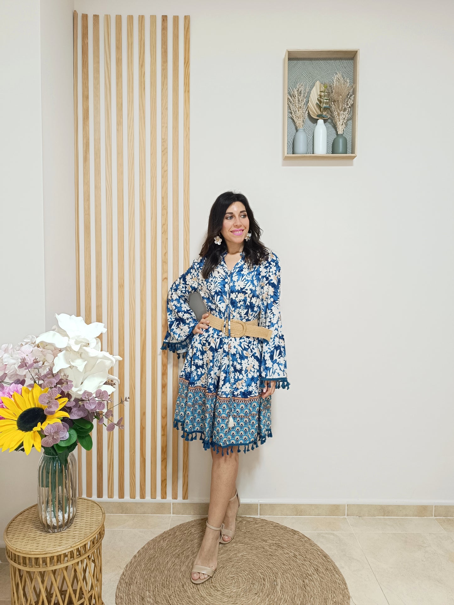 Vestido Carmina azul