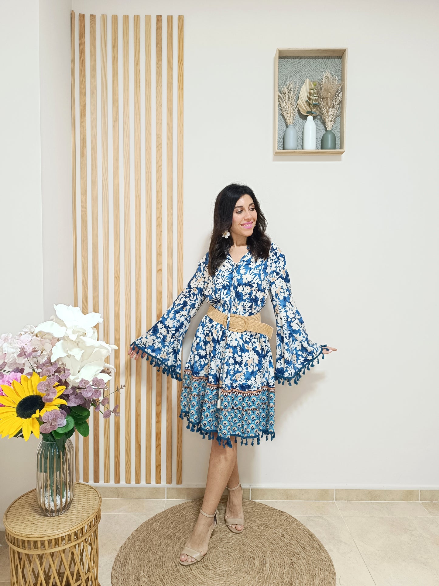 Vestido Carmina azul