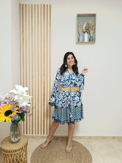 Vestido Carmina azul