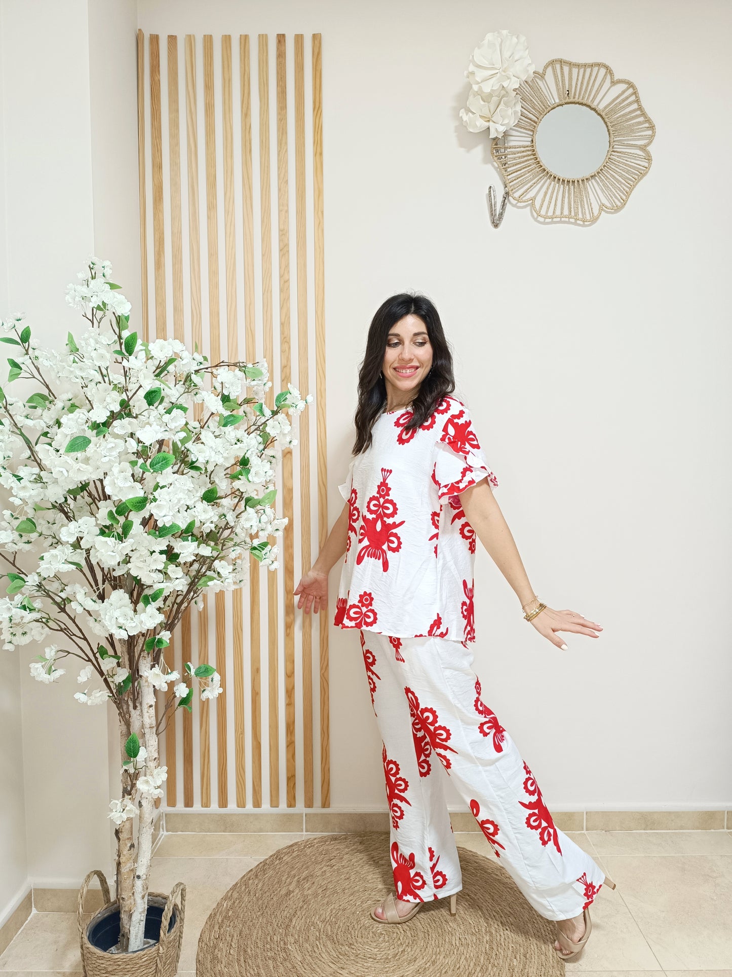 Blusa Lisboa roja