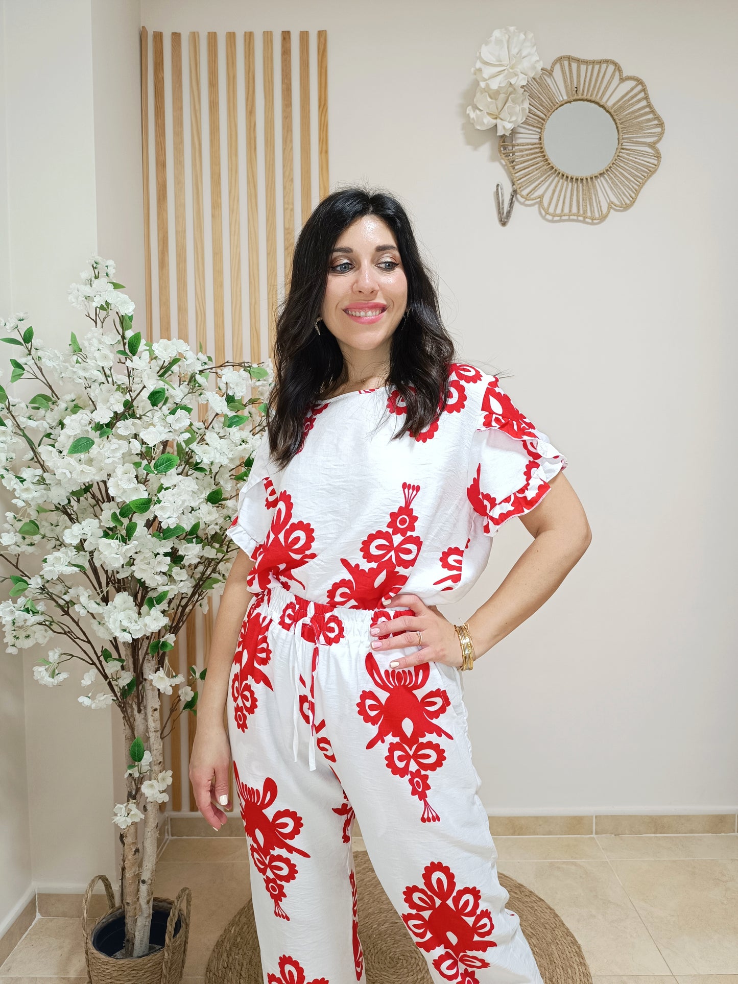 Blusa Lisboa roja