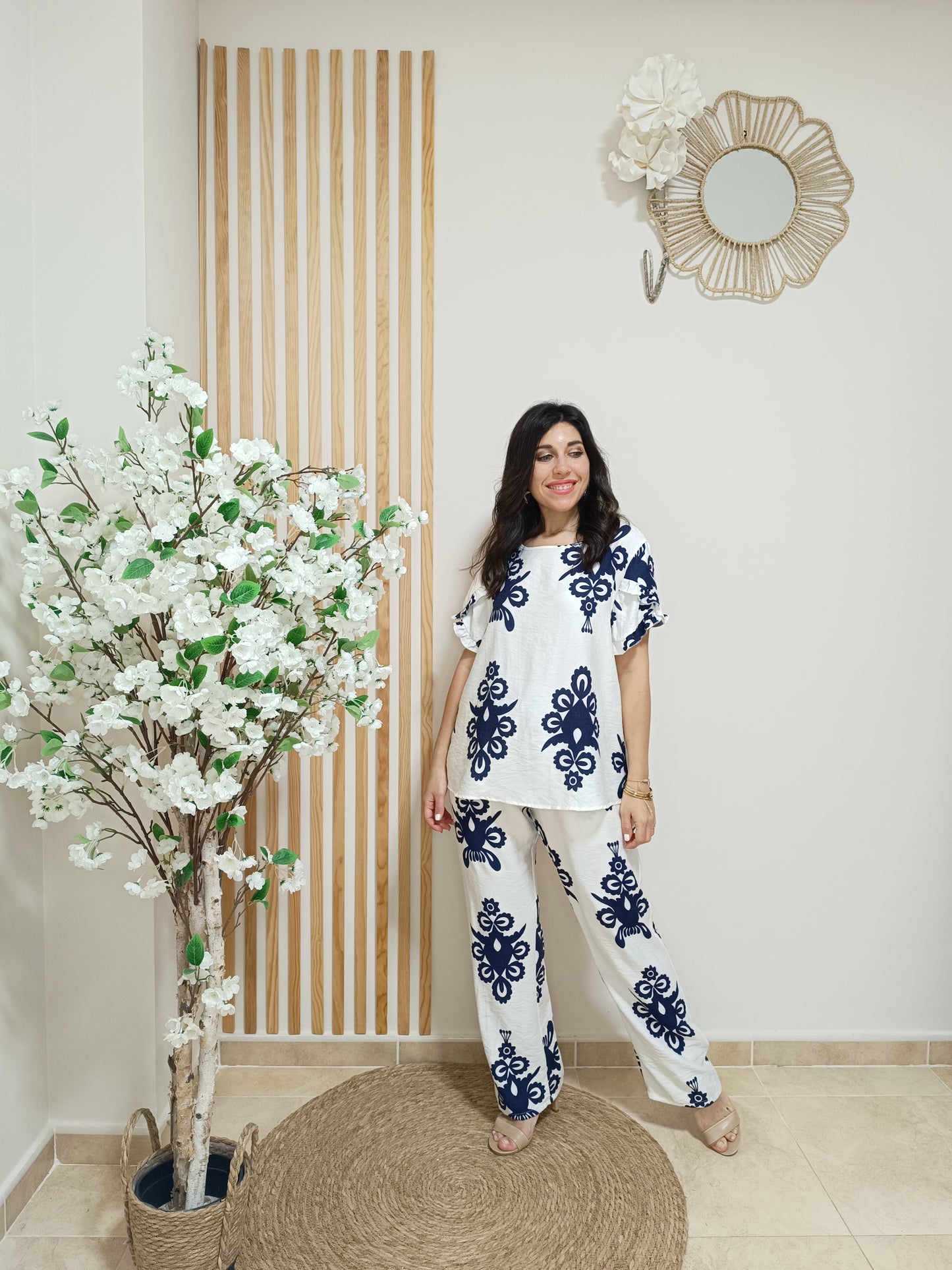 Blusa Lisboa azul marino